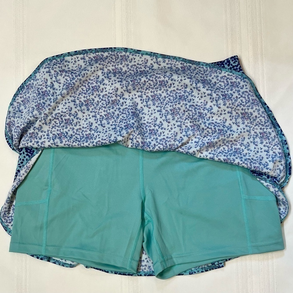 Nicole Miller Sport Skort Floral Media Pocket Sz XL NWT - Picture 4 of 12
